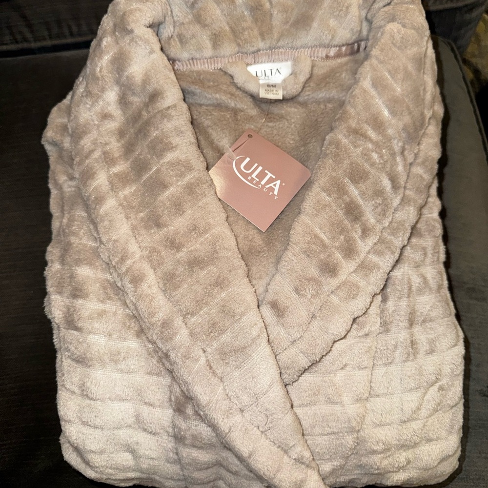 Ulta Beauty Plush Tan Robe